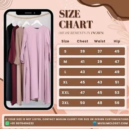 Two Pieces Abaya Dress with Elasticated Sleeves made with Nida Matte Fabric - Knee length Burqa for Women and Girls
- M, Black