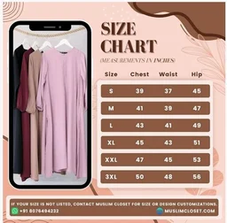 Two Pieces Abaya Dress with Elasticated Sleeves made with Nida Matte Fabric - Knee length Burqa for Women and Girls
- XL, Silver