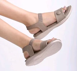 Shoetopia Women’s Comfort Sandals | Lightweight Casual Flats with Soft Sole & Ankle Strap for Daily FootWear