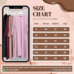 Two Pieces Abaya Dress with Elasticated Sleeves made with Nida Matte Fabric - Knee length Burqa for Women and Girls
- 2XL, Burgundy