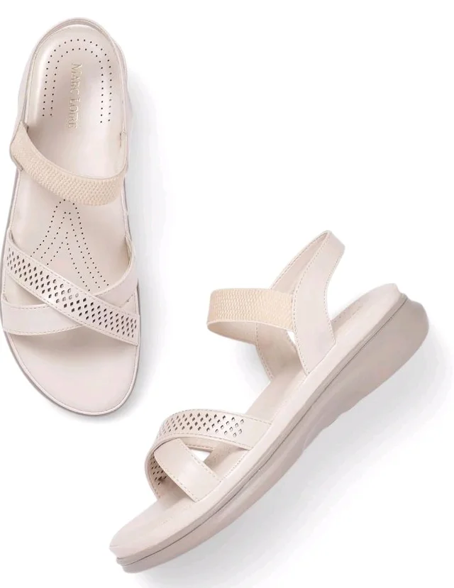 Marc Loire Women's Comfortable Slip on Casual Open Toe Flats Sandals