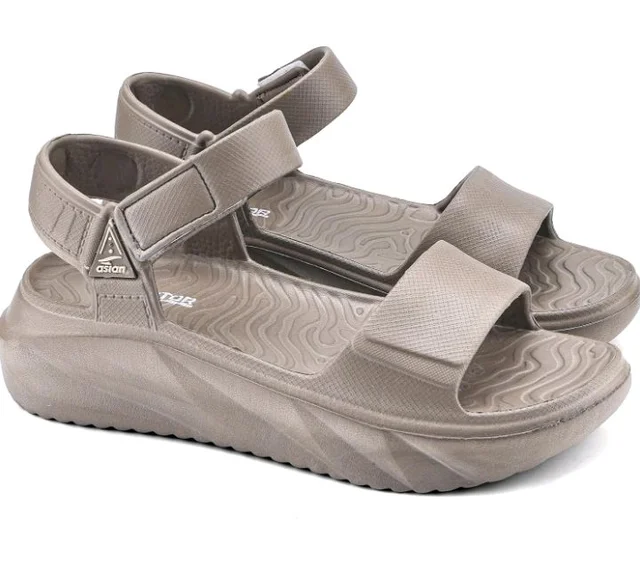 ASIAN Indigo-32 Women’s Casual Platform Sandals with Adjustable Strap | Lightweight EVA Sandals with Comfortable Cushioning Footbed for Travel