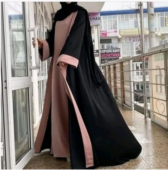 Shrug design burqa design for up to 65kg body wieght. NO DUPATTA
- 2XL, Black Baby pink