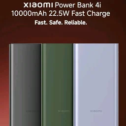Xiaomi Power Bank 4i 10000mAh 22.5W Fast Charging PD|Smart 12 Layer Protection| Durable Steel Casing |Triple Output Ports|Supports All Phone(MI Power Bank),Purple