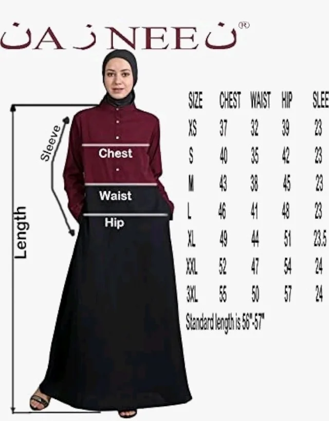 Mallika Women Modest Wear Front Open Abaya Burkha for Everyday use
- L, Khaki