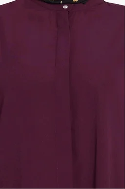 Mallika Women Modest Wear Front Open Abaya Burkha for Everyday use
- 2XL, Wine
