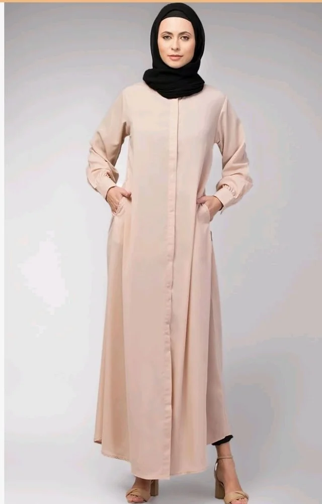 Mallika Women Modest Wear Front Open Abaya Burkha for Everyday use
- S, Light Skin