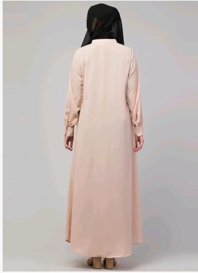 Mallika Women Modest Wear Front Open Abaya Burkha for Everyday use
- S, Light Skin