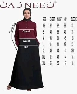 Mallika Women Modest Wear Nida Matt Front Open Zipper Abaya Burkha for Everyday use
- 2XL, Olive