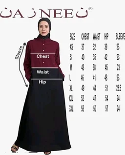 Mallika Women Modest Wear Nida Matt Front Open Zipper Abaya Burkha for Everyday use
- L, Skin