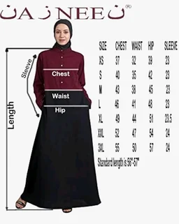 Mallika Women Modest Wear Nida Matt Front Open Zipper Abaya Burkha for Everyday use
- 2XL, White
