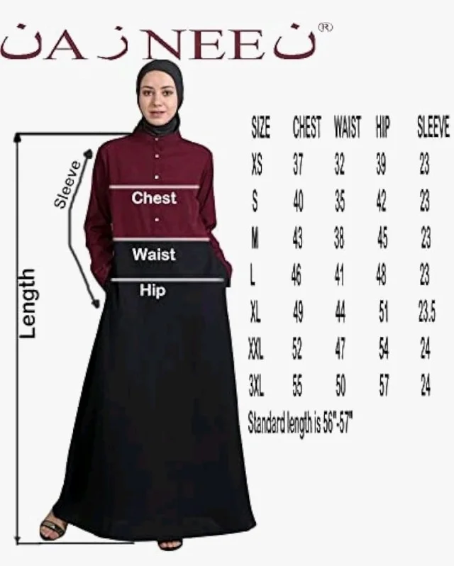 Mallika Women Modest Wear Nida Matt Front Open Zipper Abaya Burkha for Everyday use
- 2XL, Light Brown