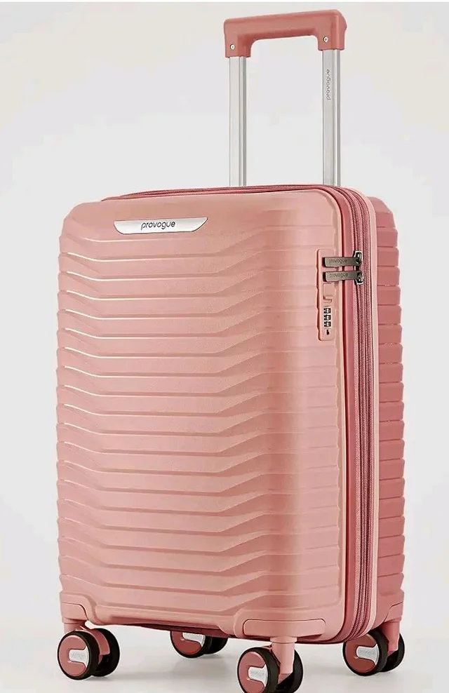 Provogue Coral Hard-Sided PP 65 Cm Trolley Bags for Travel Medium Size | Expandable Luggage Suitcase with 8 Wheels | Combination Lock | 5 Year Warranty (Tea Rose/Redwood)
50+ bought in past month