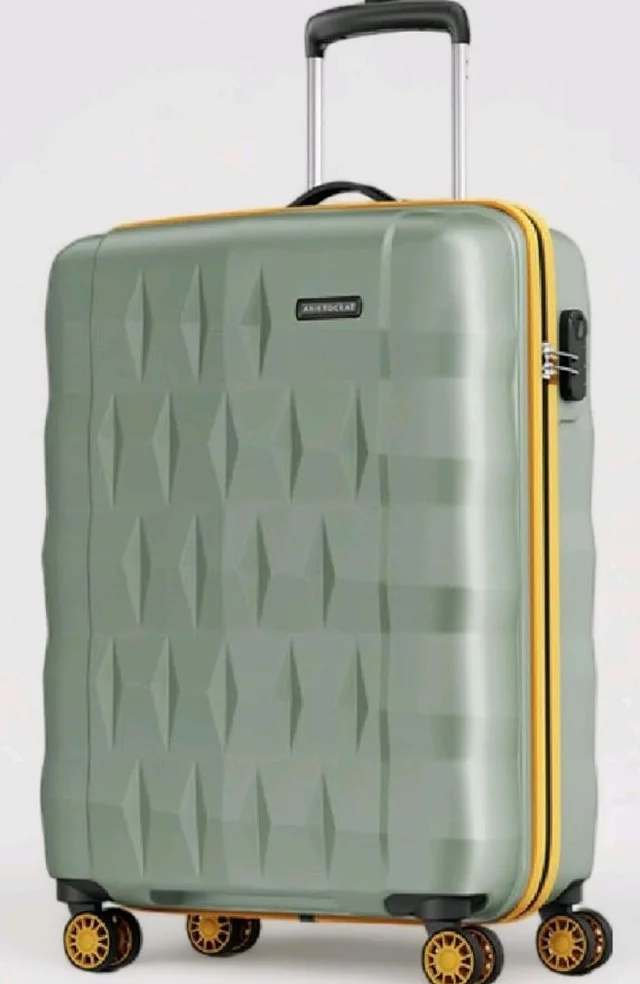 Aristocrat Comet Cabin Polycarbonate Hard Case 8-Wheel Trolley Bag, Green
Durable Case, Lightweight, Combination Lock, Sturdy Zipper, Compact Travel Luggage, Spacious Interior, 3-Year Global Warranty
900+ bought in past month