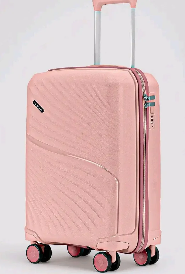 Meridian Cabin Suitcase 55 cm 20 inch Polypropylene Hard Trolley, 8 Spinner Wheels, 2-Pocket Convipack, Recessed Number Lock, Carry-On for Men & Women Blossom Pink/Megenta Pink
100+ bought in past month
