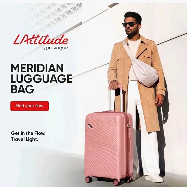 Meridian Cabin Suitcase 55 cm 20 inch Polypropylene Hard Trolley, 8 Spinner Wheels, 2-Pocket Convipack, Recessed Number Lock, Carry-On for Men & Women Blossom Pink/Megenta Pink
100+ bought in past month