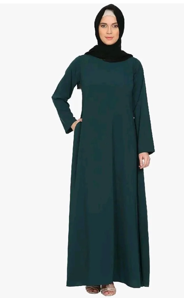 Women’s A-Line Inner Abaya Dress With Side Pocket (BT-ALA- 002)
- 2XL, Botel Green