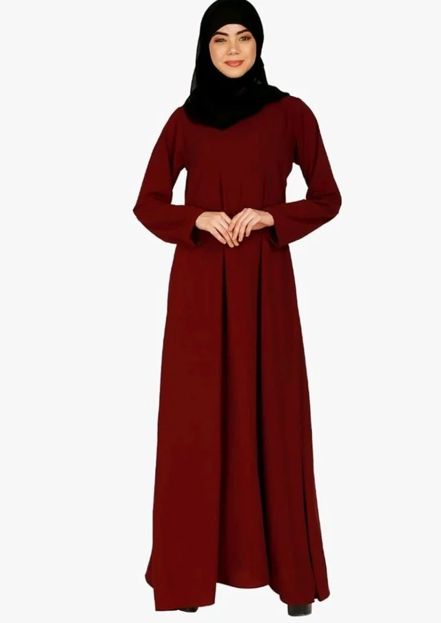 Women’s A-Line Inner Abaya Dress With Side Pocket (BT-ALA- 002)
- S, Maroon