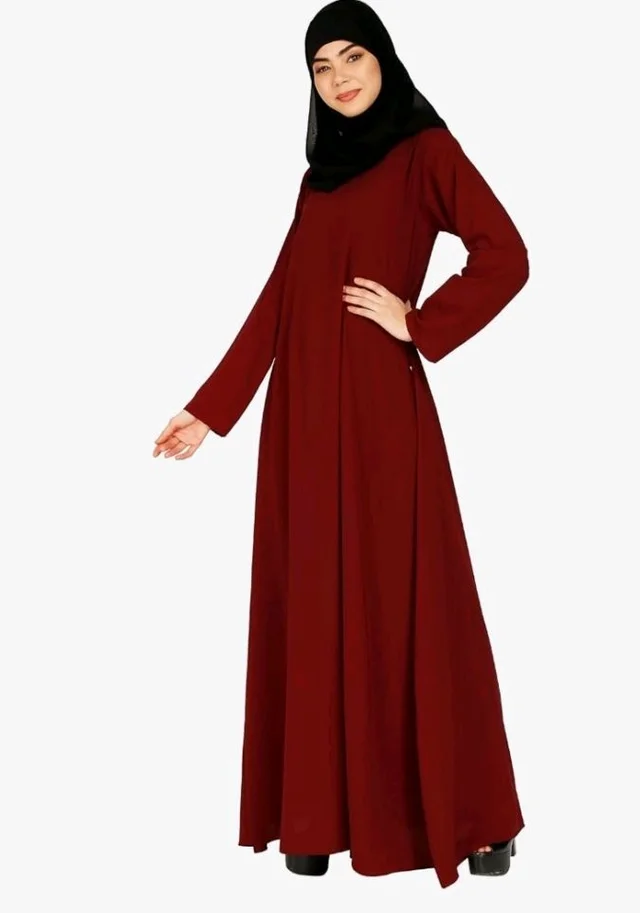 Women’s A-Line Inner Abaya Dress With Side Pocket (BT-ALA- 002)
- S, Maroon