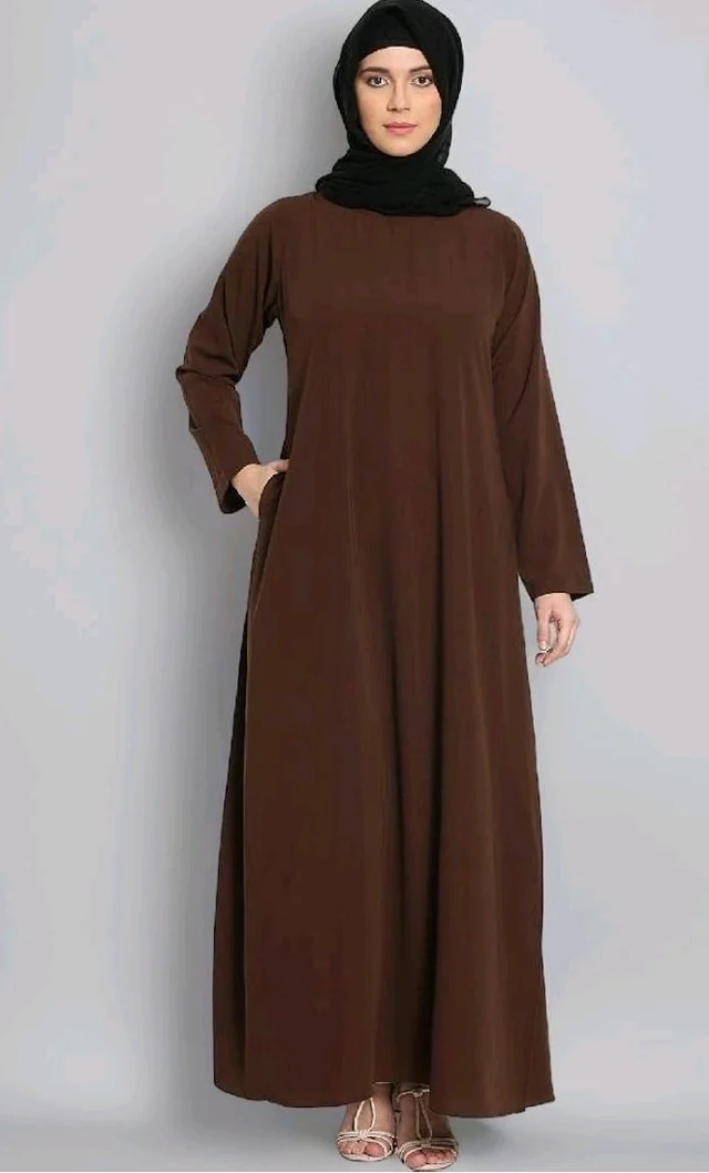 Women’s A-Line Inner Abaya Dress With Side Pocket (BT-ALA- 002)
- 2XL, Coffee Brown