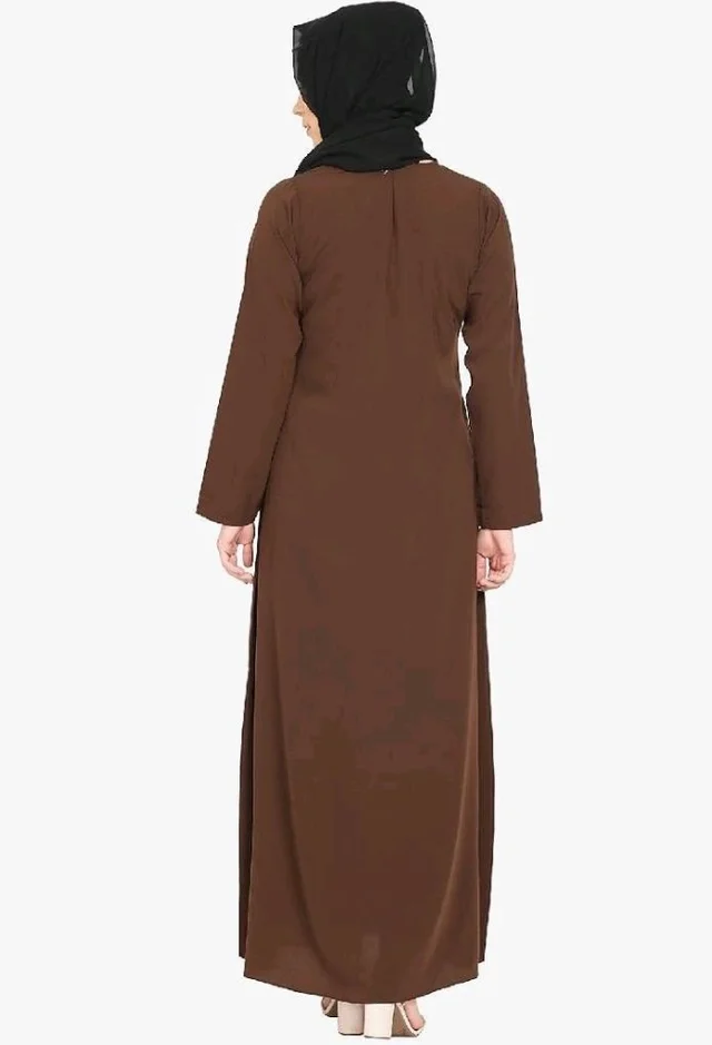 Women’s A-Line Inner Abaya Dress With Side Pocket (BT-ALA- 002)
- 2XL, Coffee Brown