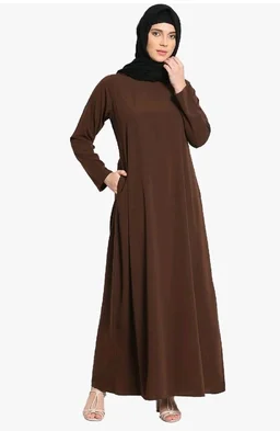 Women’s A-Line Inner Abaya Dress With Side Pocket (BT-ALA- 002)
- 2XL, Coffee Brown