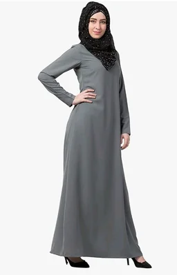 Women’s A-Line Inner Abaya Dress With Side Pocket (BT-ALA- 002)
- M, Grey