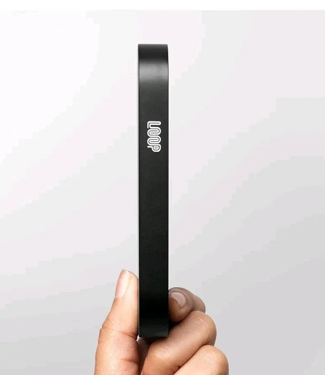DailyObjects Loop Universal Aluminium Power Bank|10000 Mah|Fast Charging Output 20W | Compatible with Samsung/OnePlus/iPhone 12/13/14/15/16/17/Pro Max/Airpods|Pocket Size|LED Battery Display (Black)