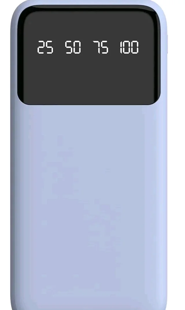 E GATE 105P Powerbank 10000mAh Fast Charging | Built-in Lightening & Type C Cable for iPhone, Android, TWS etc| Multi Device 22.5W Power Bank 5-in-1 Charger | USB X 2, Type C X 2 & Lightening (Blue)