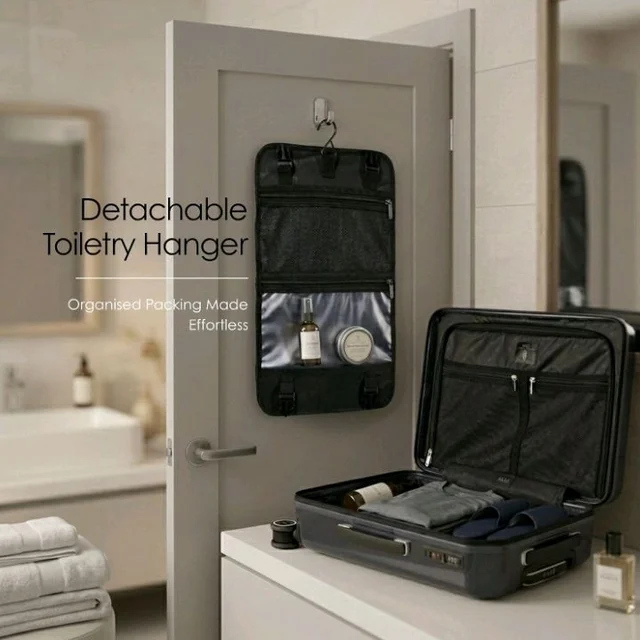 Rare Rabbit Gallardo Cabin Size Glossy Blue Hard Trolley Bag Polycarbonate Antiscratch Travel Suitcase with 8 Silent Wheels and a Sturdy TSA Lock - Luggage for Men & Women