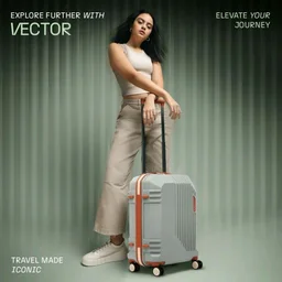 uppercase Vector Trolley Bag Small Size 55cm, Hardsided Suitcase (Green)
Anti-Theft Zippers | 8 Smooth-Rolling Spinner Wheels | TSA-Approved Lock | 5.5 Years Warranty | Durable Polycarbonate Shell
100+ bought in past month