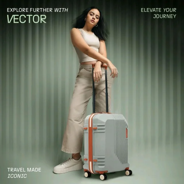 uppercase Vector Trolley Bag Small Size 55cm, Hardsided Suitcase (Green)
Anti-Theft Zippers | 8 Smooth-Rolling Spinner Wheels | TSA-Approved Lock | 5.5 Years Warranty | Durable Polycarbonate Shell
100+ bought in past month