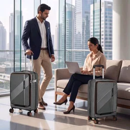Safari Aeon Cabin Luggage with Laptop Compartment, Gun Metal
Laptop Compartment