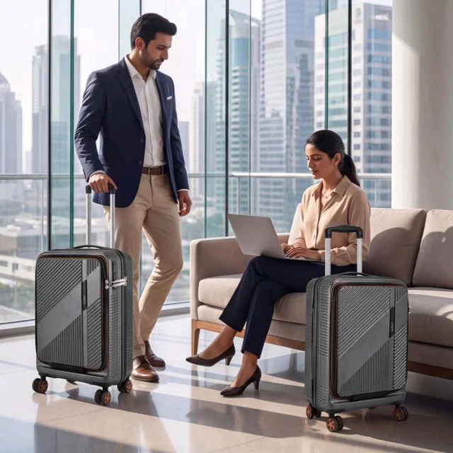 Safari Aeon Cabin Luggage with Laptop Compartment, Gun Metal
Laptop Compartment