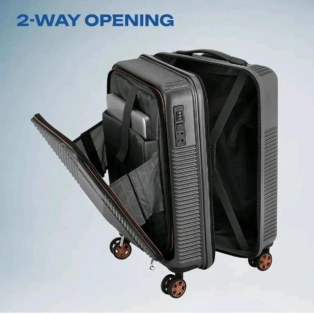 Safari Aeon Cabin Luggage with Laptop Compartment, Gun Metal
Laptop Compartment