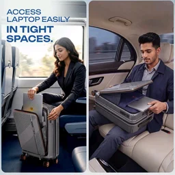 Safari Aeon Cabin Luggage with Laptop Compartment, Gun Metal
Laptop Compartment