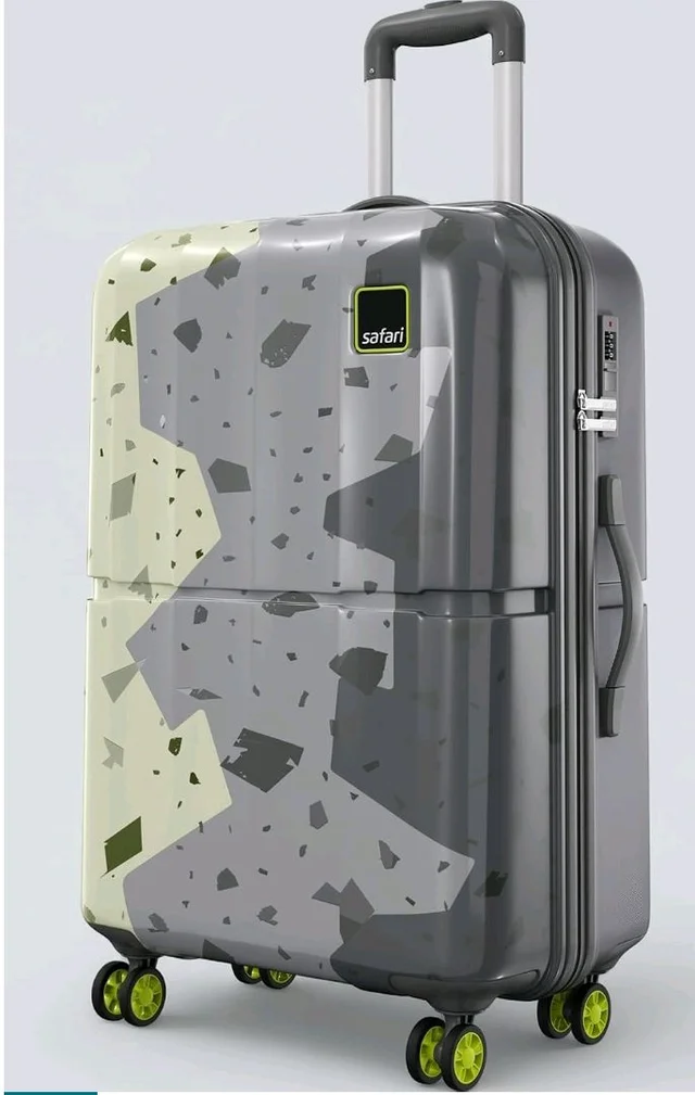 Safari Tazzo 8 Wheels 66cm Medium Size Trolley Bag, Hard Case Polycarbonate, 360º Wheeling Small Check in Luggage, Suitcase for Travel, Trolley Bags for Travel, Printed
100+ bought in past month