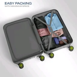 Safari Tazzo 8 Wheels 66cm Medium Size Trolley Bag, Hard Case Polycarbonate, 360º Wheeling Small Check in Luggage, Suitcase for Travel, Trolley Bags for Travel, Printed
100+ bought in past month