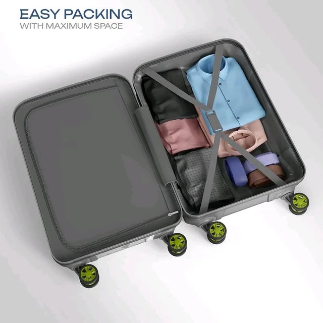 Safari Tazzo 8 Wheels 66cm Medium Size Trolley Bag, Hard Case Polycarbonate, 360º Wheeling Small Check in Luggage, Suitcase for Travel, Trolley Bags for Travel, Printed
100+ bought in past month