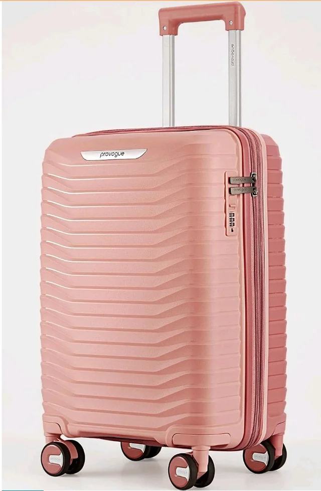 Provogue Coral Hard-Sided PP 65 Cm Trolley Bags for Travel Medium Size | Expandable Luggage Suitcase with 8 Wheels | Combination Lock | 5 Year Warranty (Tea Rose/Redwood)
50+ bought in past month