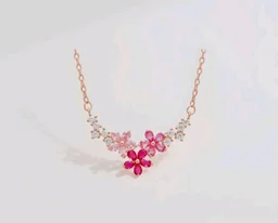 ZAVYA 925 Sterling Silver Rose Gold Plated Necklace with Cubic Zirconia | Gift for Women & Girls | With Certificate of Authenticity & 925 Hallmark
