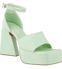 SilverArrow womens Echono Fashion Sandals|Block Heel Sandals With Ankle Closure Strap|Fusion Wear