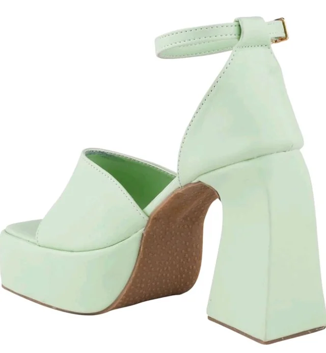 SilverArrow womens Echono Fashion Sandals|Block Heel Sandals With Ankle Closure Strap|Fusion Wear