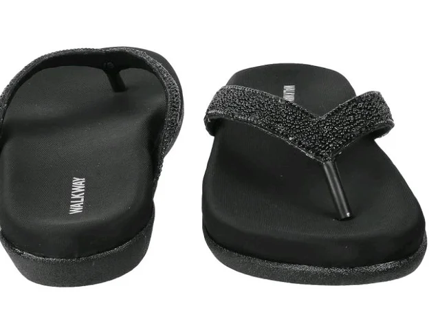 Walkway Women Rose Gold Synthetic Flats Slip On Fashion Sandals