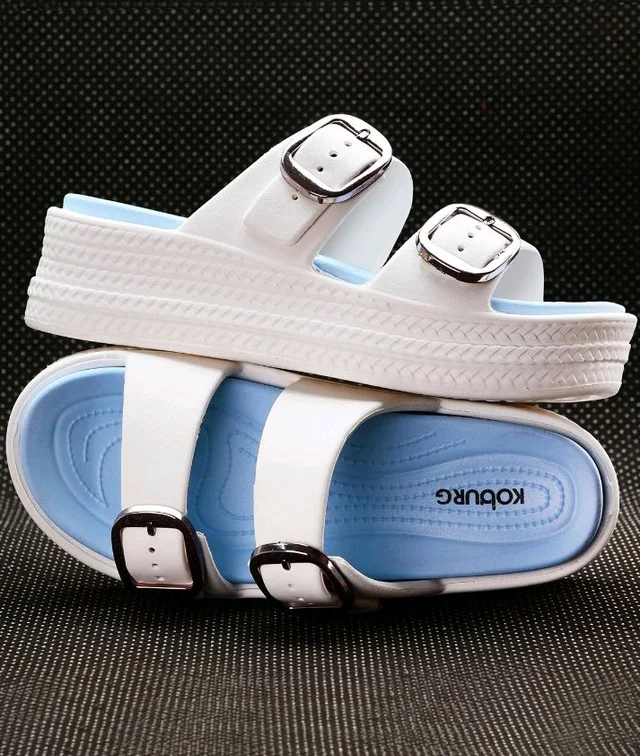 KOBURG Diva Sandals for Women| Durable| Lightweight| Daily|Stylish l Antiskid|Heels|Easy to Clean Sandals| Comfortable | Extra Soft Slide KS-444