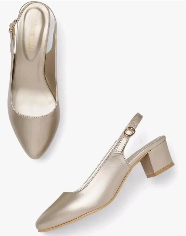 Marc Loire Women's Pointed Toe Block Heel Pumps for Office, Party and Formal Occasions