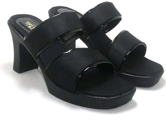 Women’s Fashionable Maroon Multi-Strap Heels | Open Toe Block Heel Sandals