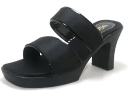 Women’s Fashionable Maroon Multi-Strap Heels | Open Toe Block Heel Sandals