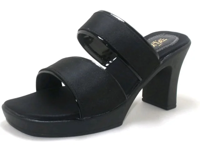 Women’s Fashionable Maroon Multi-Strap Heels | Open Toe Block Heel Sandals