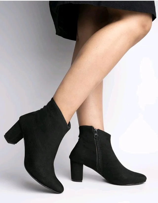 Shoetopia Women's Block Heel Boots